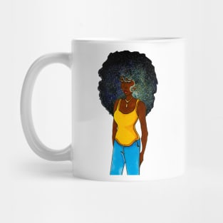 Space Afro Mug